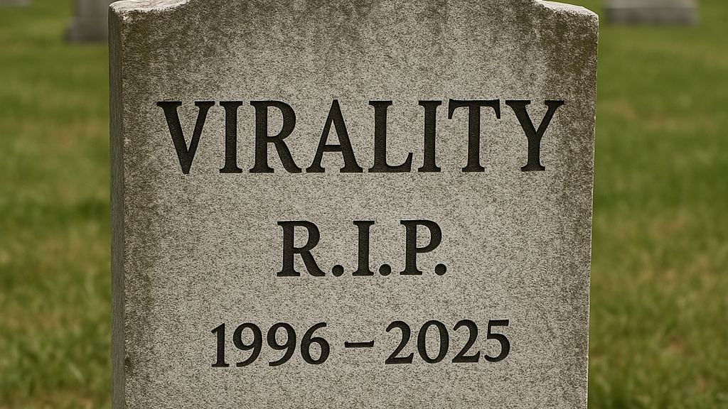 Virality on a tombstone